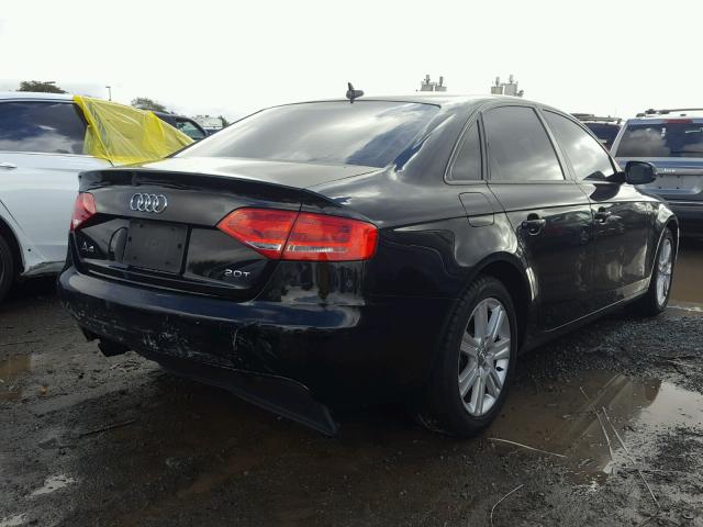 WAUAFAFL3BN045897 - 2011 AUDI A4 PREMIUM BLACK photo 4