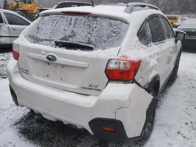 JF2GPACC3E9254263 - 2014 SUBARU XV CROSSTR WHITE photo 4