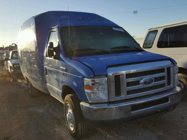 1FDWE3FLXEDA68557 - 2014 FORD ECONOLINE BLUE photo 1