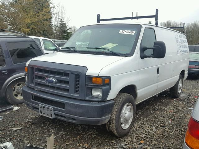 1FTNE14W48DA90396 - 2008 FORD ECONOLINE WHITE photo 2