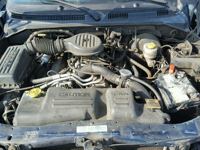 1B4HR28Y4YF299075 - 2000 DODGE DURANGO BLUE photo 7