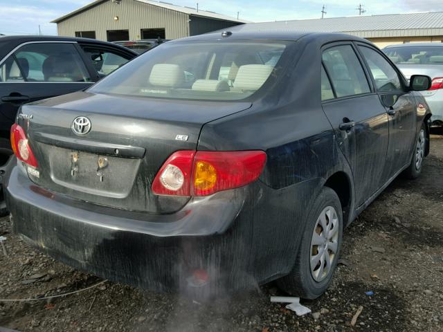 1NXBU40E49Z133085 - 2009 TOYOTA COROLLA BA BLACK photo 4