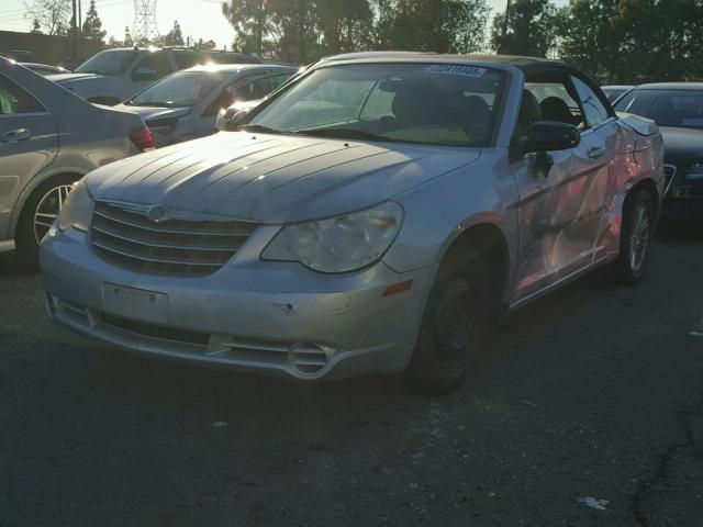 1C3LC45K28N295417 - 2008 CHRYSLER SEBRING SILVER photo 2