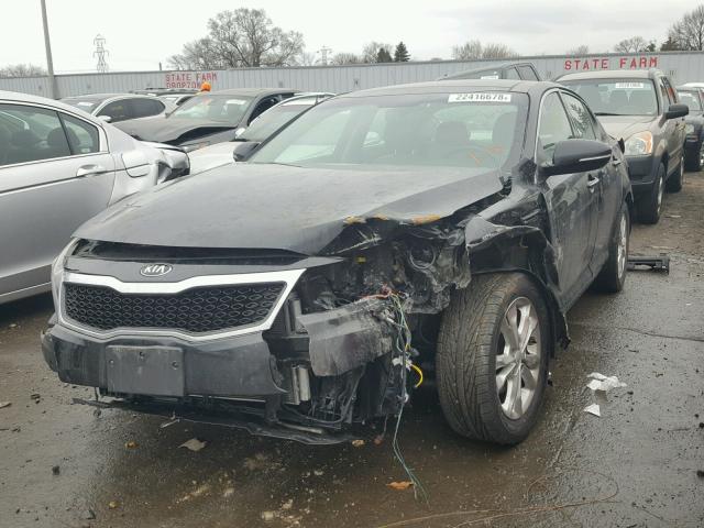 5XXGN4A76DG170323 - 2013 KIA OPTIMA EX BLACK photo 2