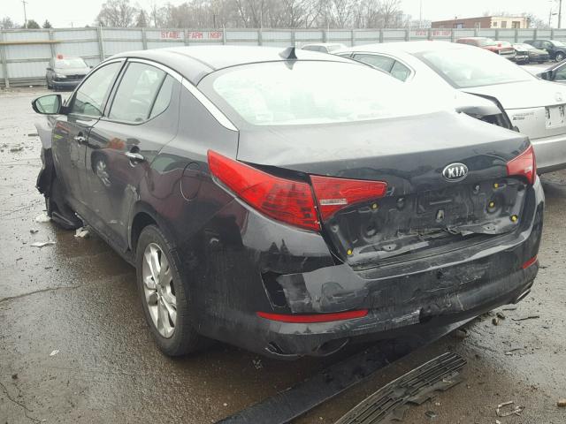 5XXGN4A76DG170323 - 2013 KIA OPTIMA EX BLACK photo 3