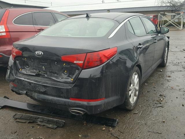 5XXGN4A76DG170323 - 2013 KIA OPTIMA EX BLACK photo 4