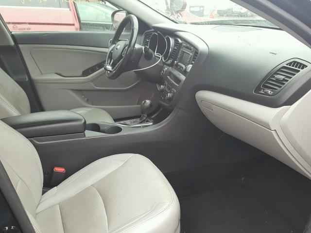 5XXGN4A76DG170323 - 2013 KIA OPTIMA EX BLACK photo 5