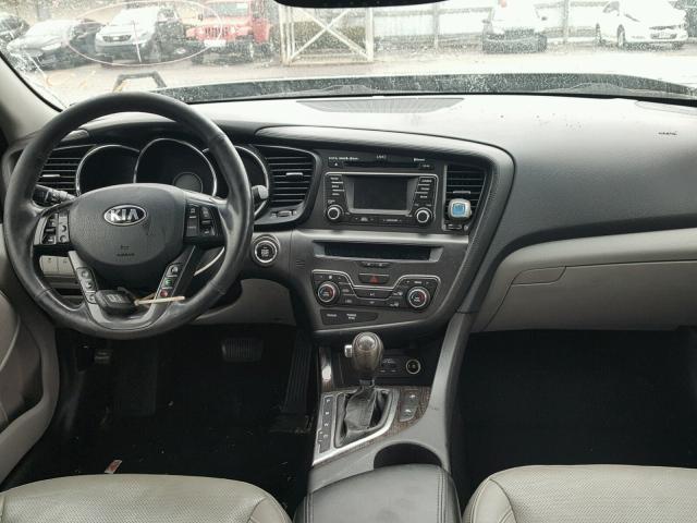 5XXGN4A76DG170323 - 2013 KIA OPTIMA EX BLACK photo 9