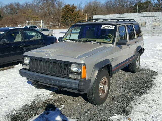 1J4FJ68S2SL540218 - 1995 JEEP CHEROKEE TAN photo 2