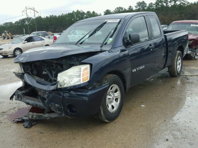 1N6BA06AX7N245873 - 2007 NISSAN TITAN XE BLUE photo 2