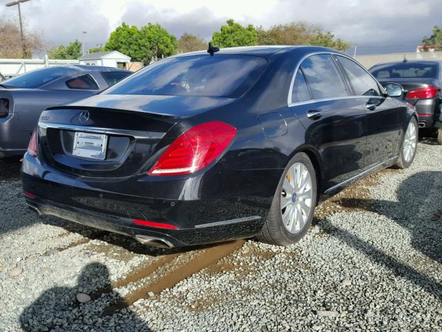 WDDUG8CB2FA136292 - 2015 MERCEDES-BENZ S 550 BLACK photo 4