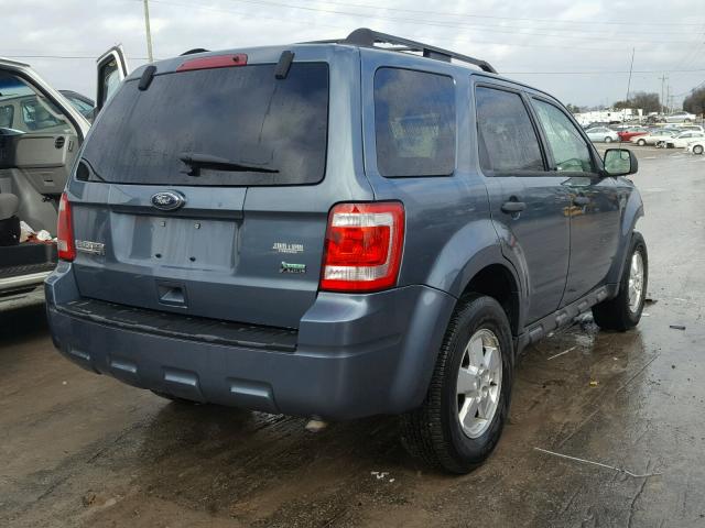 1FMCU0DG1AKC51152 - 2010 FORD ESCAPE XLT BLUE photo 4