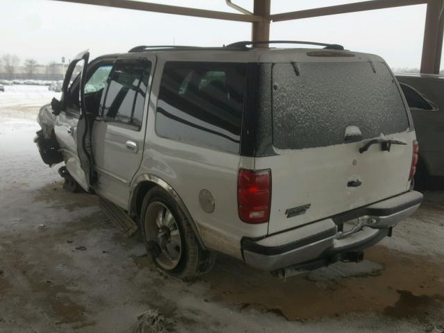 1FMRU17L2XLB75503 - 1999 FORD EXPEDITION WHITE photo 3