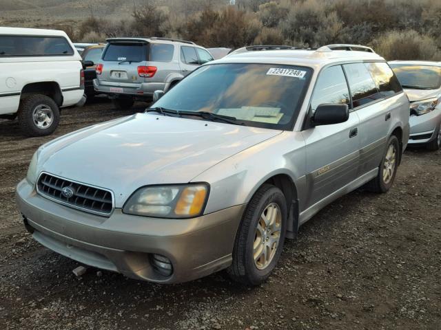 4S3BH675236651945 - 2003 SUBARU LEGACY OUT SILVER photo 2