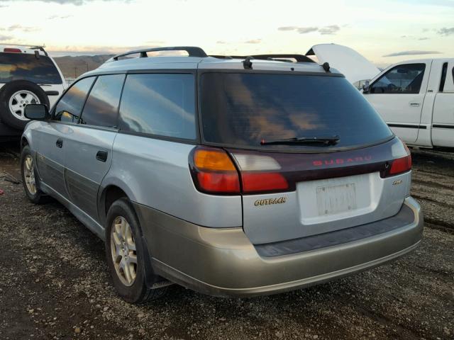 4S3BH675236651945 - 2003 SUBARU LEGACY OUT SILVER photo 3