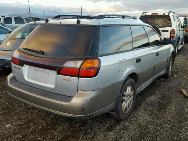 4S3BH675236651945 - 2003 SUBARU LEGACY OUT SILVER photo 4