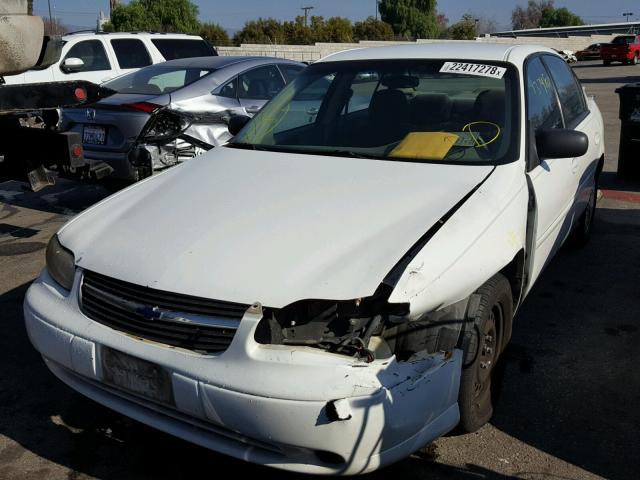 1G1ND52J016279471 - 2001 CHEVROLET MALIBU WHITE photo 2