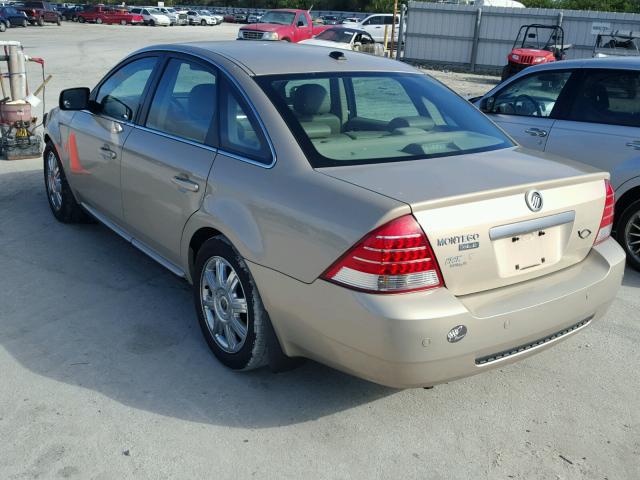 1MEHM42117G613491 - 2007 MERCURY MONTEGO PR 金色 照片 3