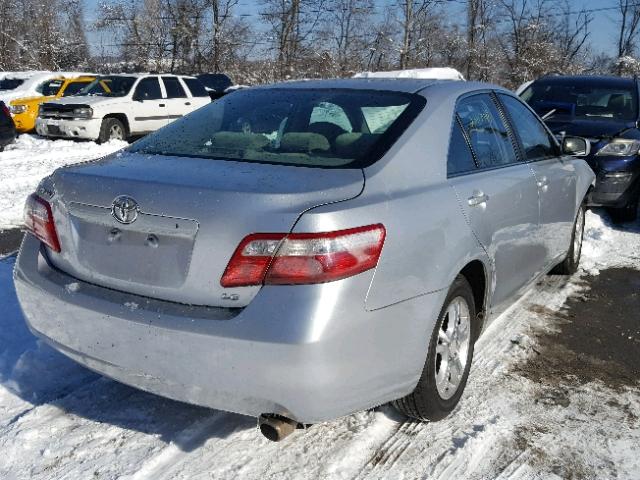 4T1BE46K87U608373 - 2007 TOYOTA CAMRY NEW SILVER photo 4