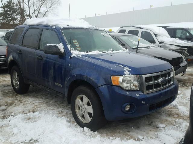 1FMCU03Z58KB05981 - 2008 FORD ESCAPE XLT BLUE photo 1