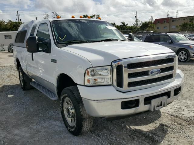 1FTSX21575EB77472 - 2005 FORD F250 SUPER WHITE photo 1