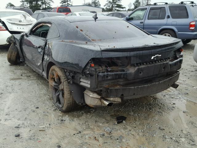 2G1FA1E34C9164886 - 2012 CHEVROLET CAMARO LS BLACK photo 3