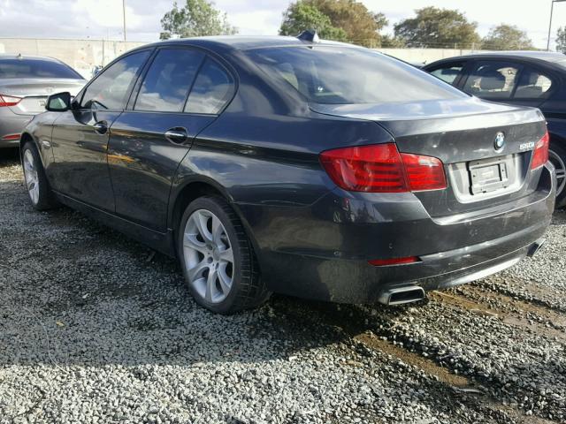 WBAFR9C59BC270483 - 2011 BMW 550 I BLACK photo 3