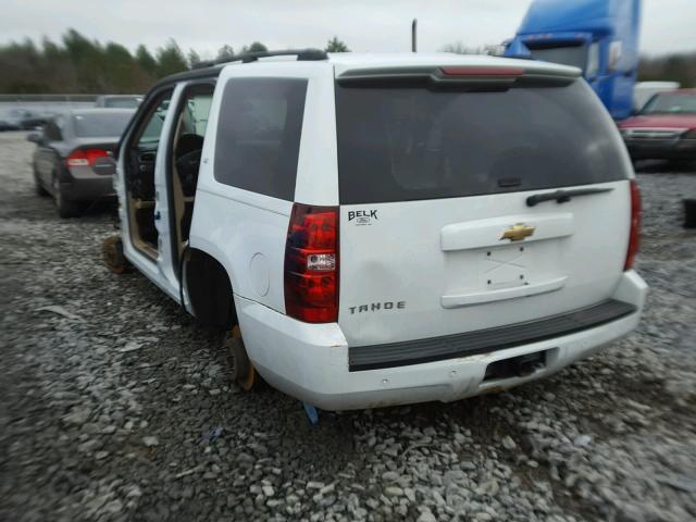 1GNFC13J57R112575 - 2007 CHEVROLET TAHOE C150 WHITE photo 3