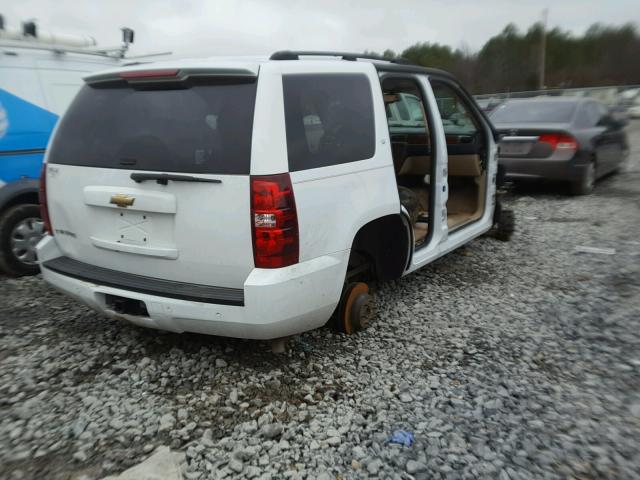 1GNFC13J57R112575 - 2007 CHEVROLET TAHOE C150 WHITE photo 4