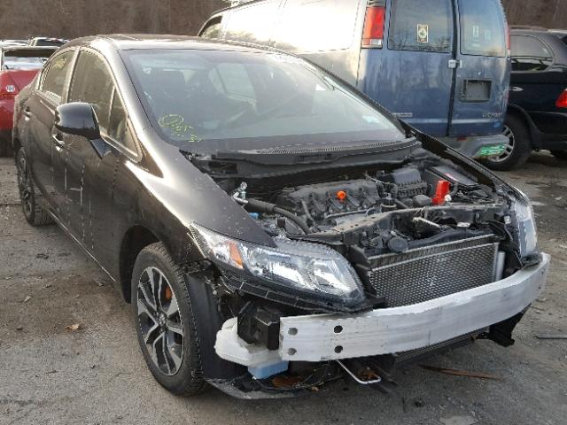 19XFB2F89DE278048 - 2013 HONDA CIVIC EX BLACK photo 1