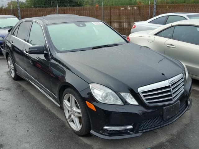 WDDHF5KB4DA664367 - 2013 MERCEDES-BENZ E 350 BLACK photo 1