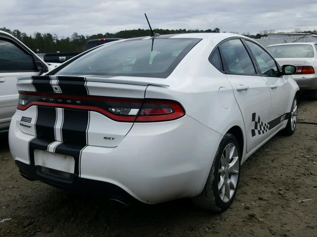 1C3CDFBA3DD292918 - 2013 DODGE DART SXT WHITE photo 4