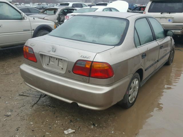 2HGEJ6678YH599863 - 2000 HONDA CIVIC LX BEIGE photo 4