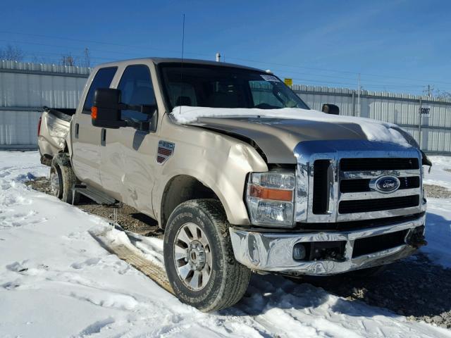 1FTSW21R48EC65289 - 2008 FORD F250 SUPER BEIGE photo 1