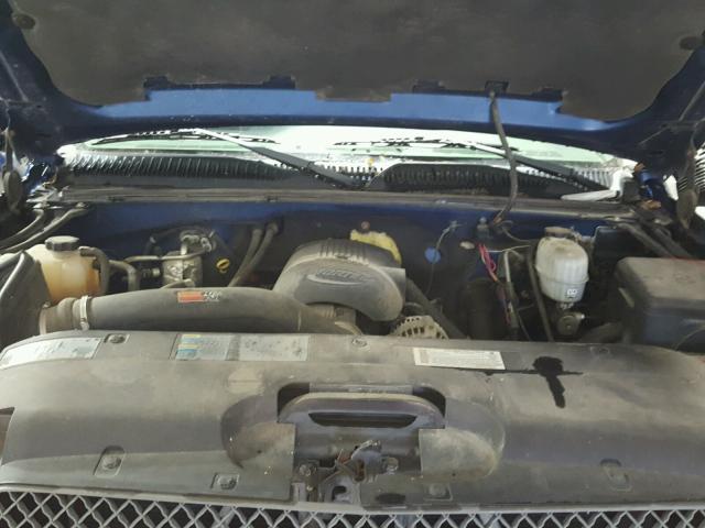 1GCHK29U43E209019 - 2003 CHEVROLET SILVERADO BLUE photo 7