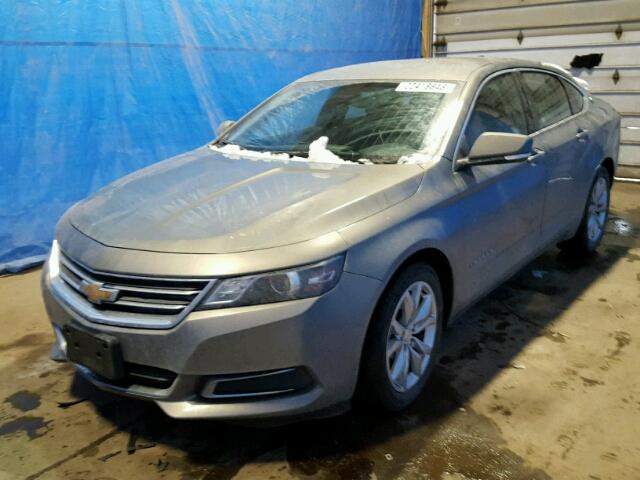 2G1105SA0H9162521 - 2017 CHEVROLET IMPALA LT BEIGE photo 2