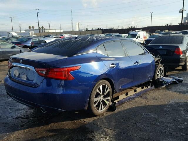 1N4AA6AP7GC416688 - 2016 NISSAN MAXIMA 3.5 BLUE photo 4