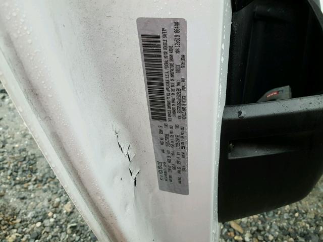 3C6TRVDG1HE522198 - 2017 RAM PROMASTER WHITE photo 10