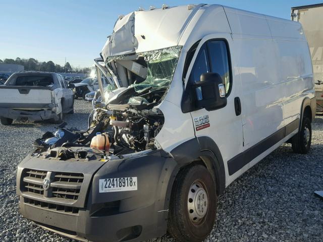 3C6TRVDG1HE522198 - 2017 RAM PROMASTER WHITE photo 2