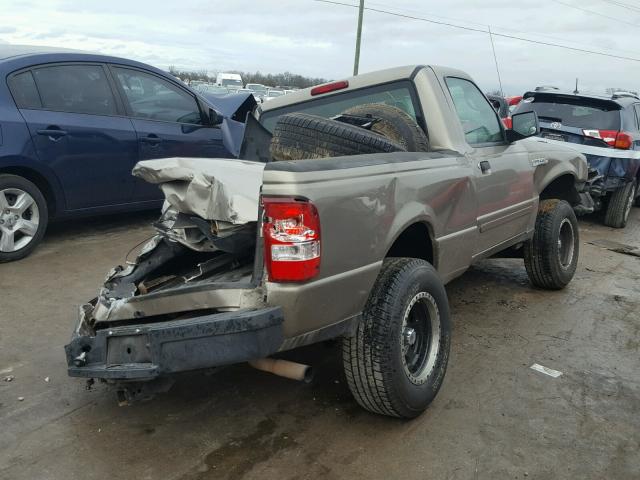 1FTYR10D26PA53509 - 2006 FORD RANGER GOLD photo 4