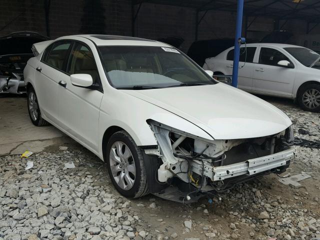 1HGCP36819A048851 - 2009 HONDA ACCORD EXL WHITE photo 1