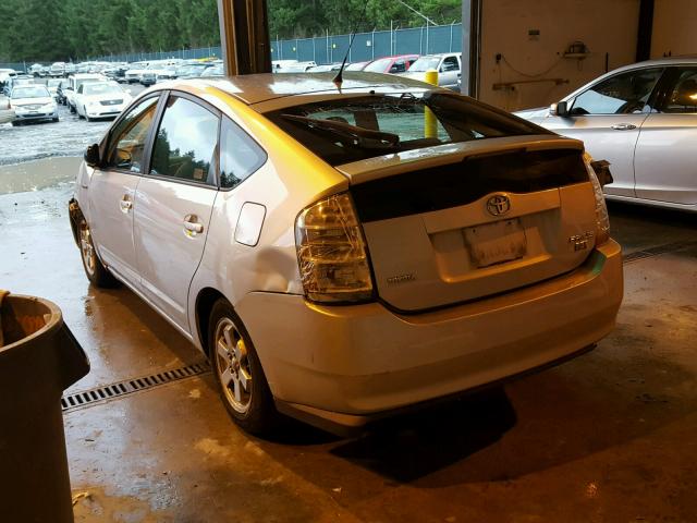 JTDKB20U993529394 - 2009 TOYOTA PRIUS SILVER photo 3