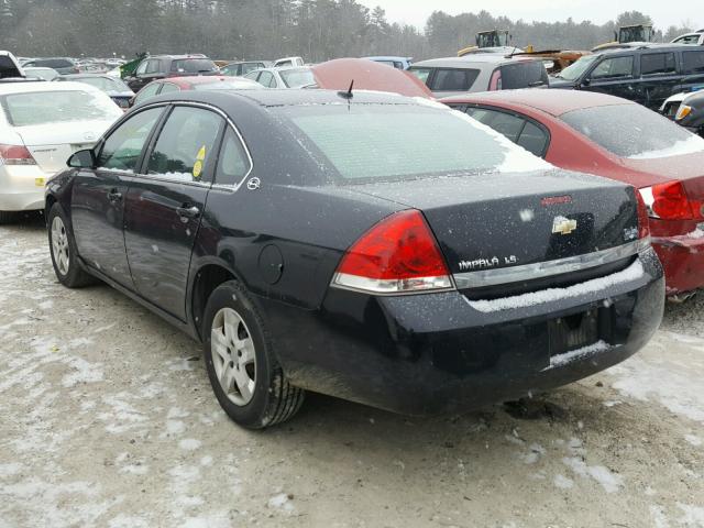 2G1WB58N781333676 - 2008 CHEVROLET IMPALA LS BLACK photo 3