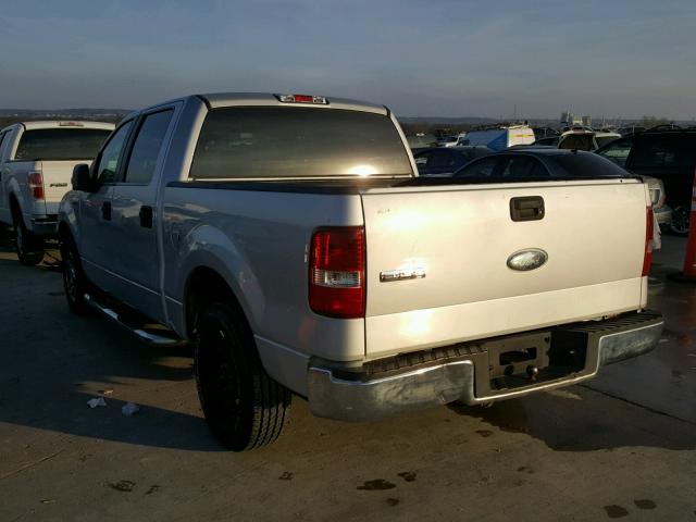 1FTRW12W77KA71451 - 2007 FORD F150 SUPER SILVER photo 3