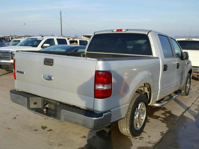 1FTRW12W77KA71451 - 2007 FORD F150 SUPER SILVER photo 4