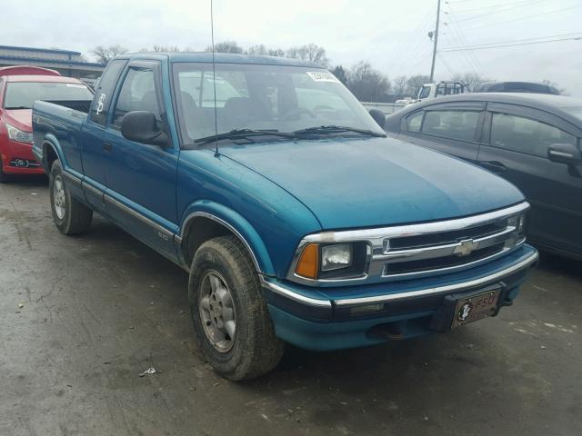 1GCDT19X6TK167647 - 1996 CHEVROLET S TRUCK S1 TEAL photo 1