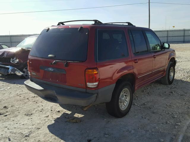 1FMZU62X5YZC11481 - 2000 FORD EXPLORER X RED photo 4