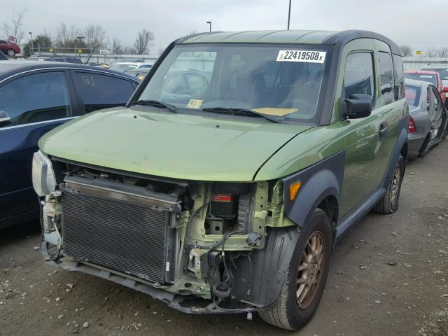 5J6YH28356L022390 - 2006 HONDA ELEMENT LX GREEN photo 2