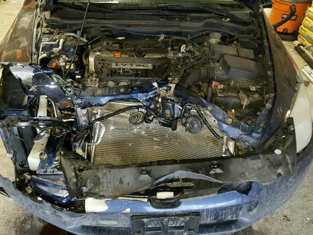 1HGCM56425A150459 - 2005 HONDA ACCORD LX BLUE photo 7