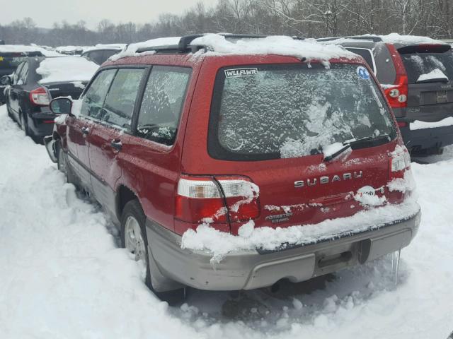 JF1SF65522H745695 - 2002 SUBARU FORESTER S 红色 照片 3